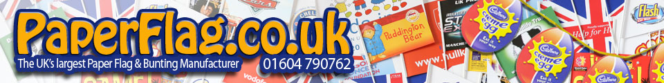 Paper Flag and Bunting Manufacturer based in the UK